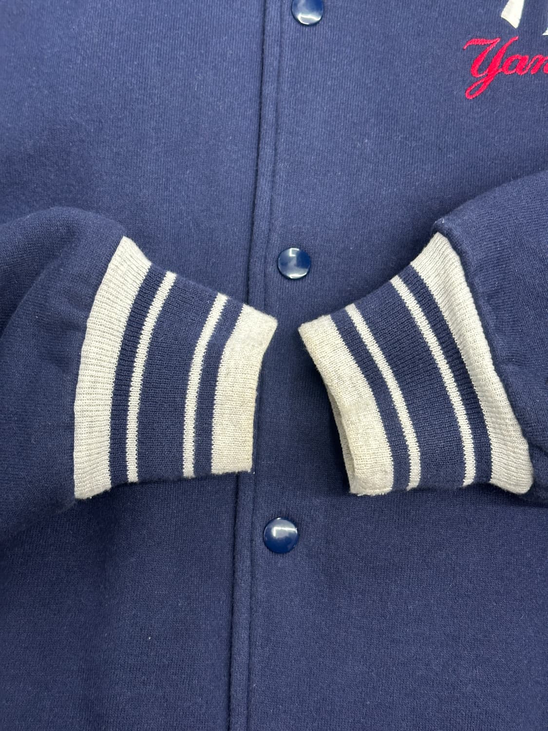 90s 아디다스 NY 양키스 바시티 자켓 XL 상품이미지5