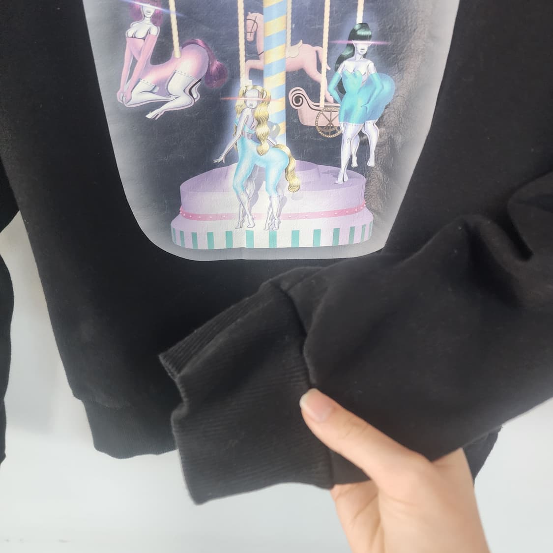 베이비 센토르 블랙 맨투맨 상품이미지4