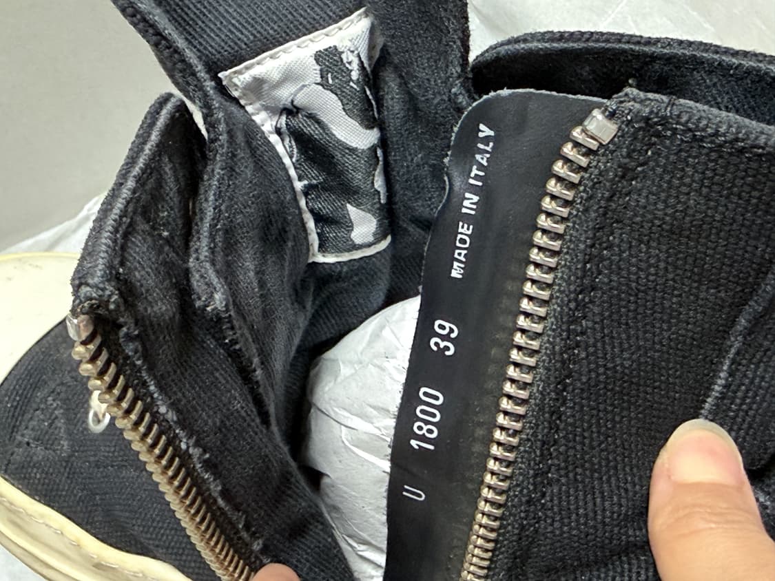 Rick Owens Drkshdw 릭오웬스 다크쉐도우 컨버스 하이탑 39 상품이미지6