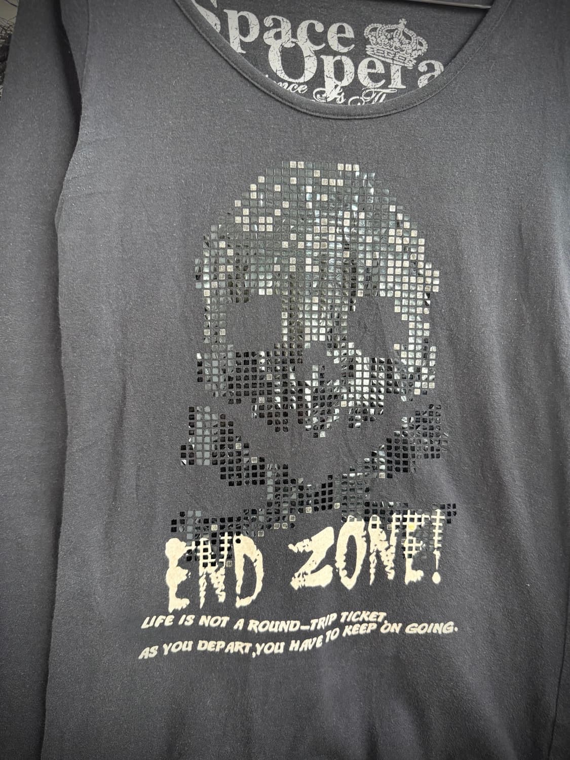 Skull detail printing longsleeve 상품이미지3