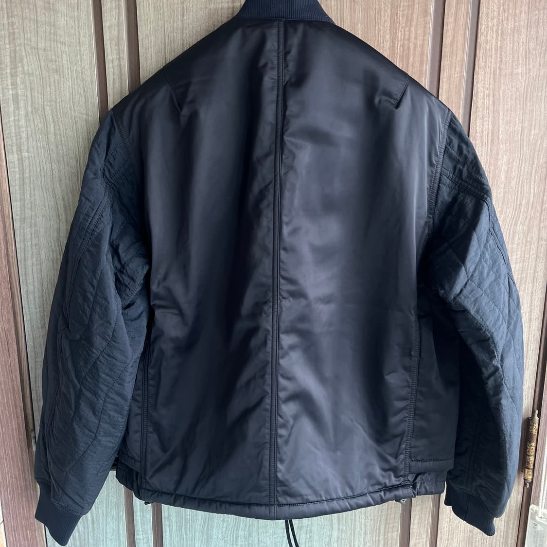 [새상품]언어펙티드 패디드 레이어드 플라이트 자켓 네이비 상품이미지4