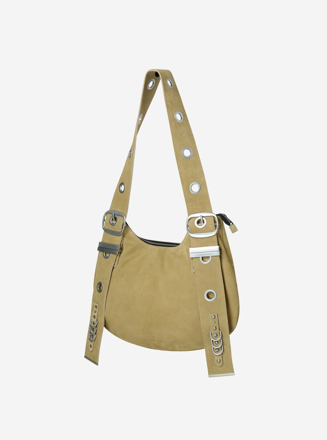 BELLA WIDE STRAP HOBO BAG BEIGE 상품이미지2