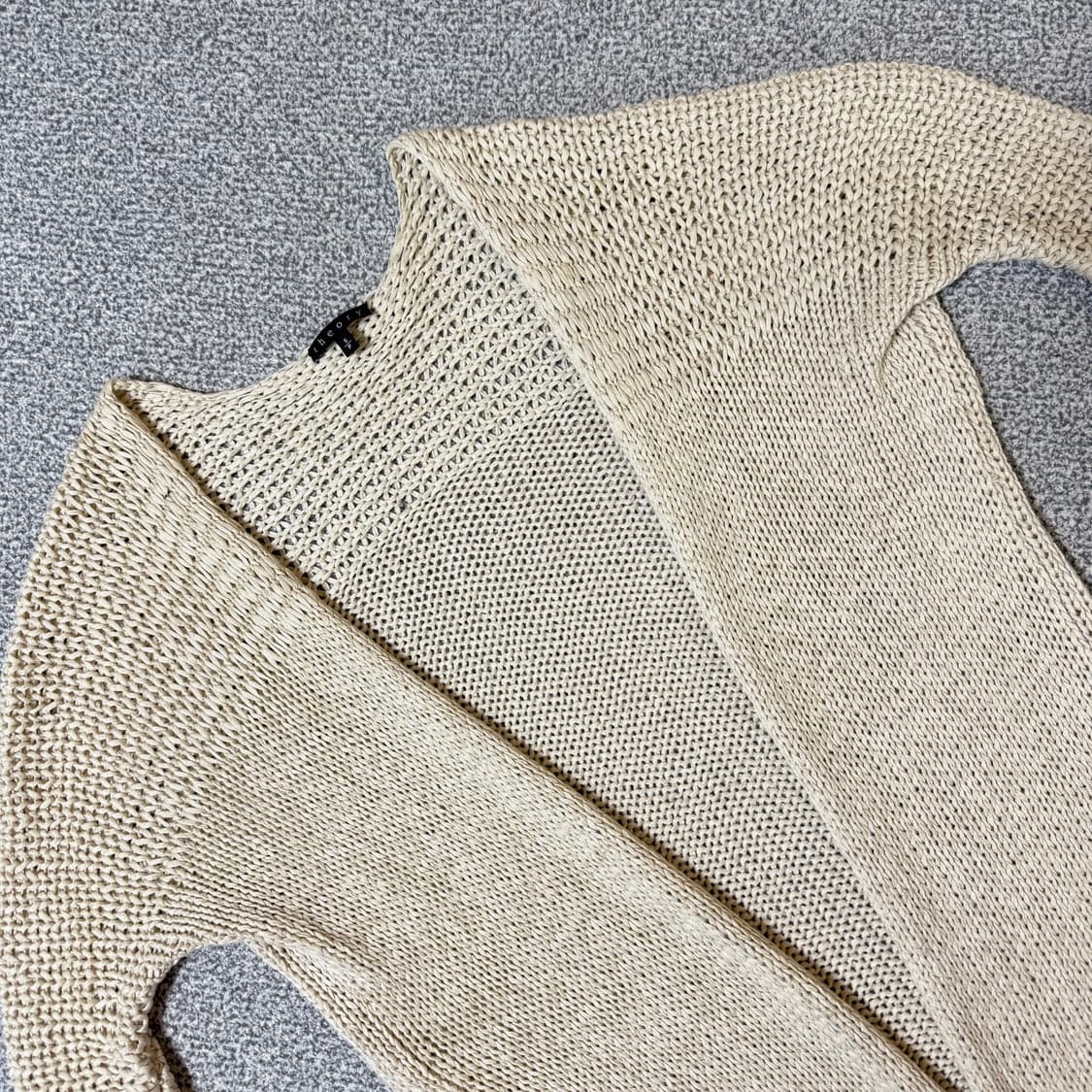 띠어리 그물 니트 여성용 S 상품이미지5