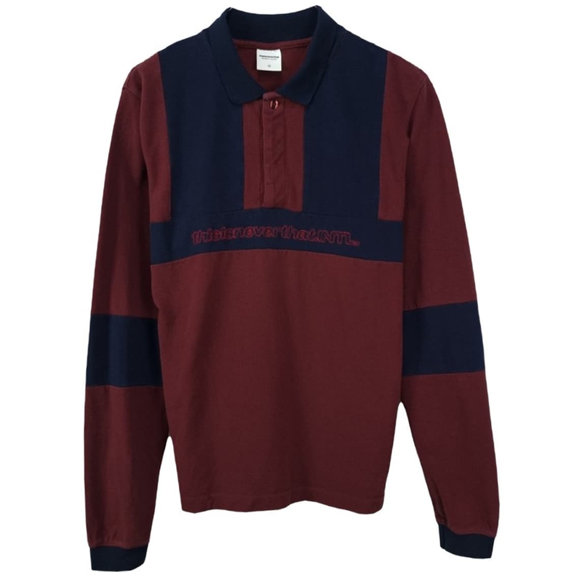 [디스이즈네버댓] 빅로고 프린팅 럭비셔츠 긴팔 카라티 M19119 상품이미지2