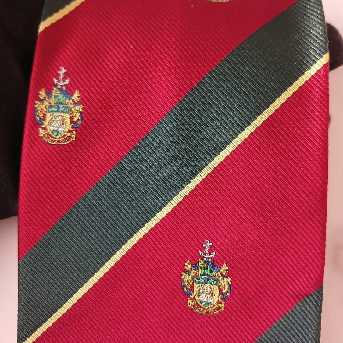 아쿠아스큐텀 실크 크레스트 넥타이 9.8cm A등급 A18920
 상품이미지6