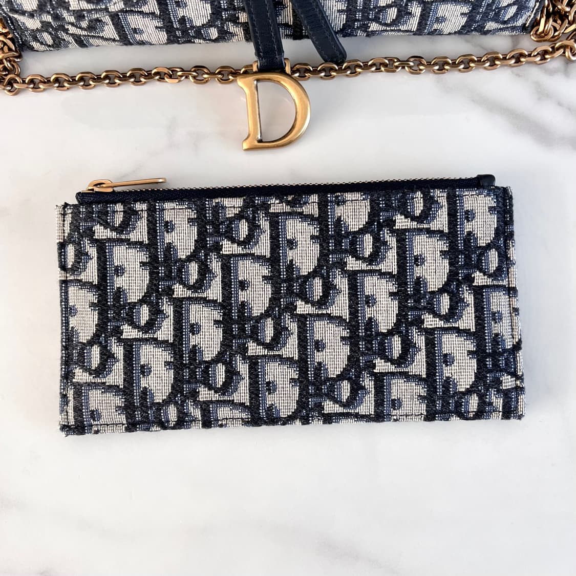 [S급/정품] 디올 새들 스몰 체인 파우치 지갑 woc 숄더백 가방 상품이미지7
