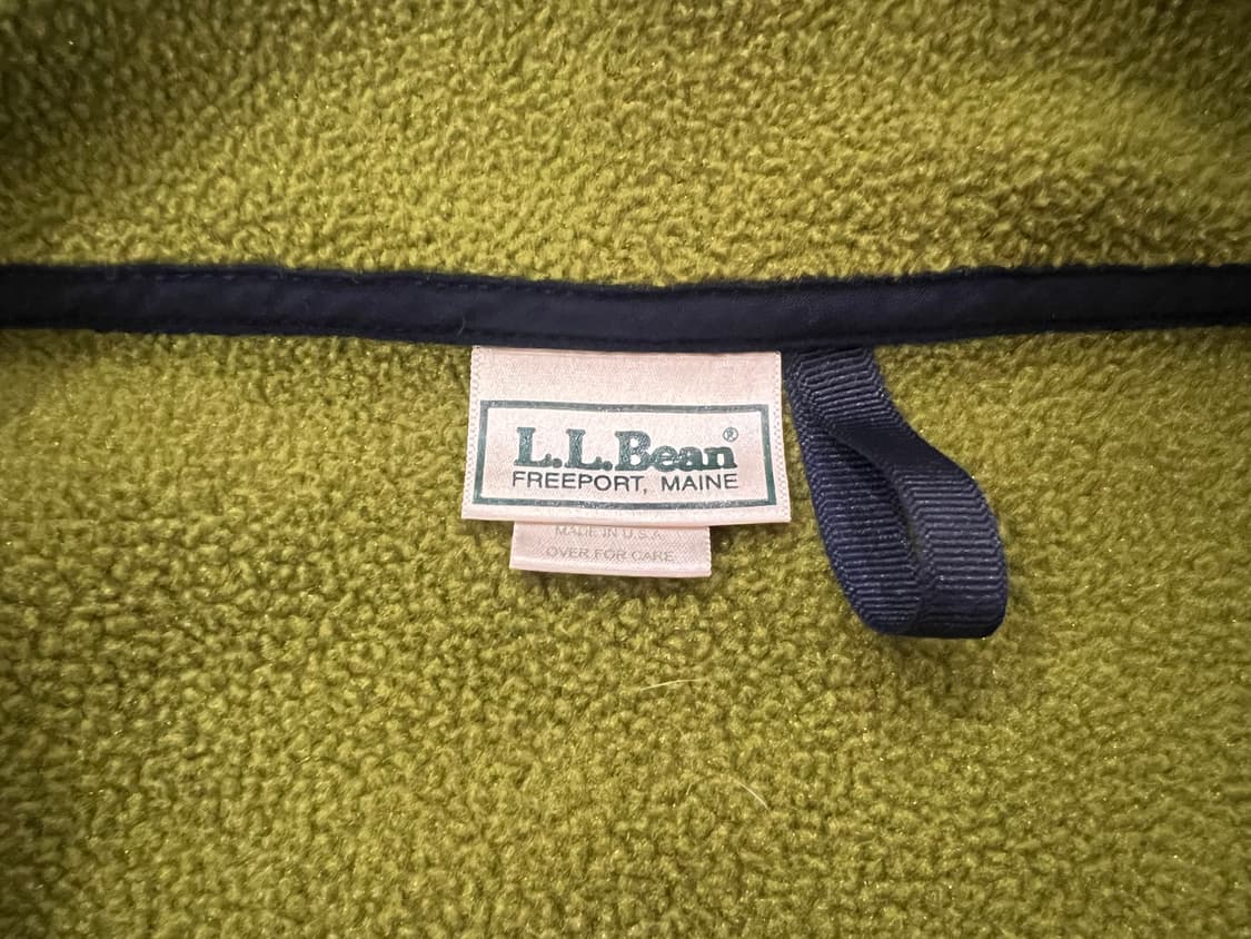 빈티지 엘엘빈 풀오버 그린 XL 판매 합니다 상품이미지4