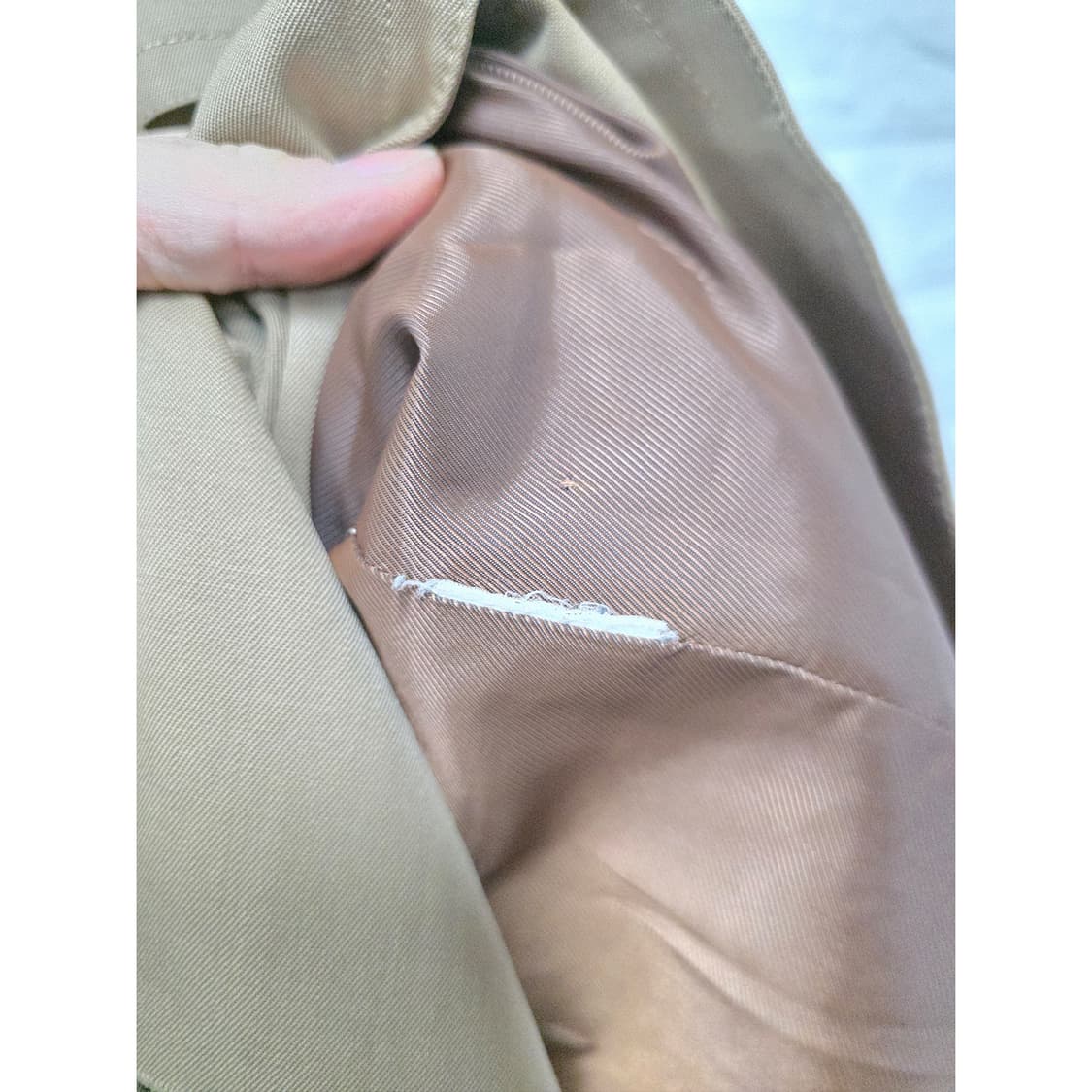 택포) 모조에스핀 트렌치 코트 S  상품이미지3