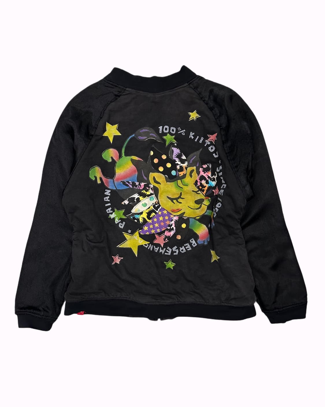 kitsch printing raglan bomber jacket 상품이미지5