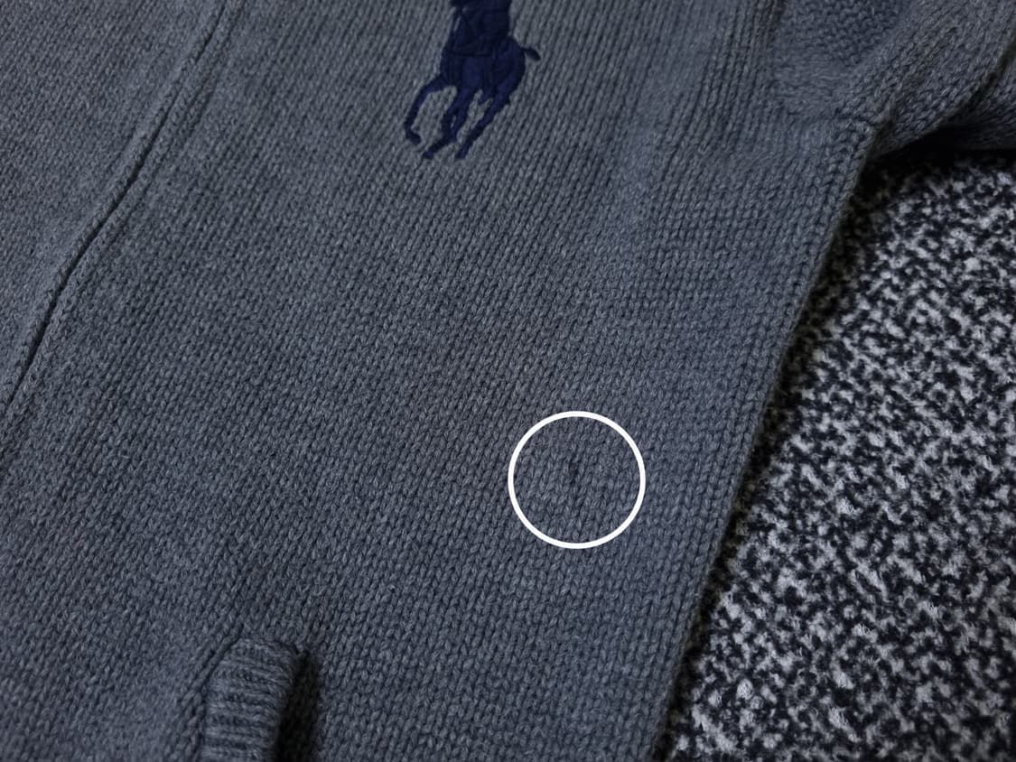 [무료배송][130]폴로 키즈 니트 집업 상품이미지10