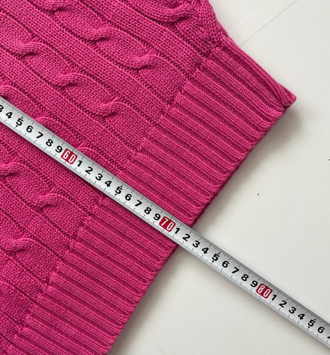 Polo 폴로랄프로렌 핑크 케이블 니트 상품이미지7