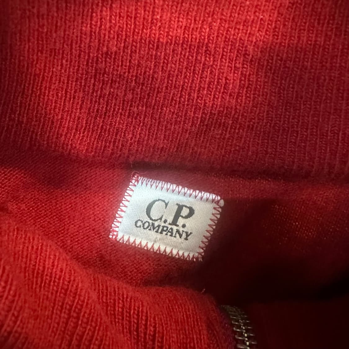 CP컴퍼니 고글 니트 집업 상품이미지4