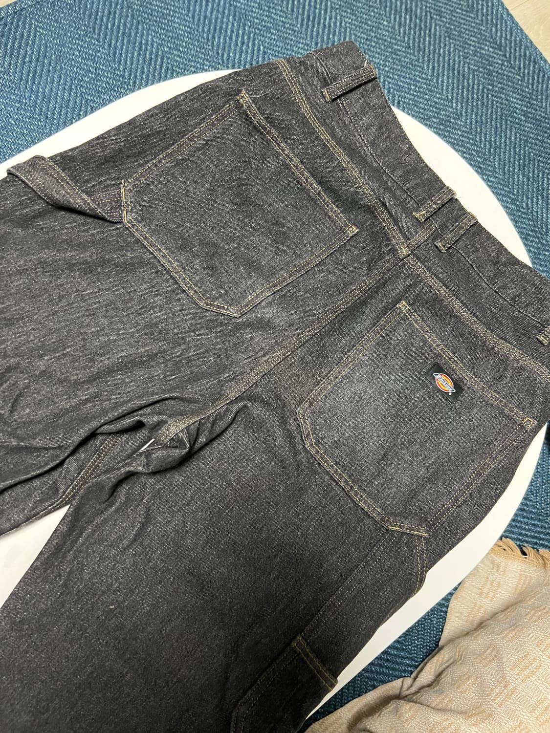 디키즈 더블니 카펜터 데님 블랙 32 상품이미지2