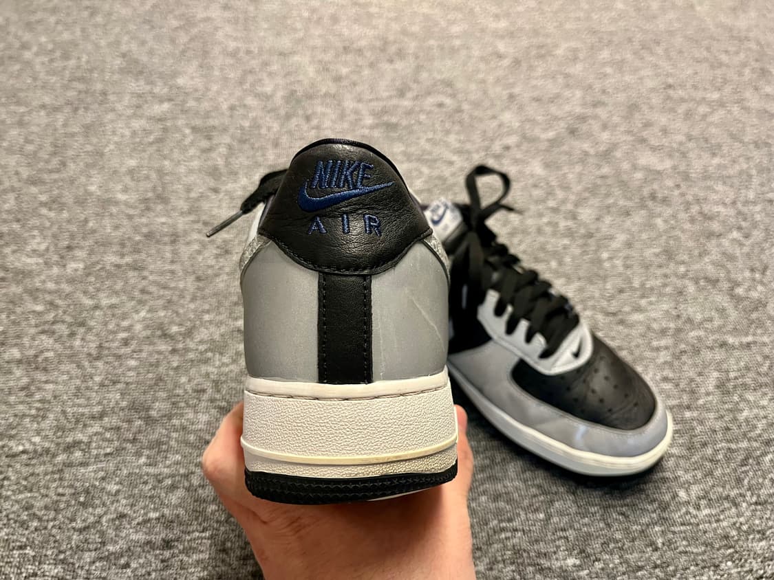 [285] 나이키 에어포스1 뱀피 회/검  상품이미지5