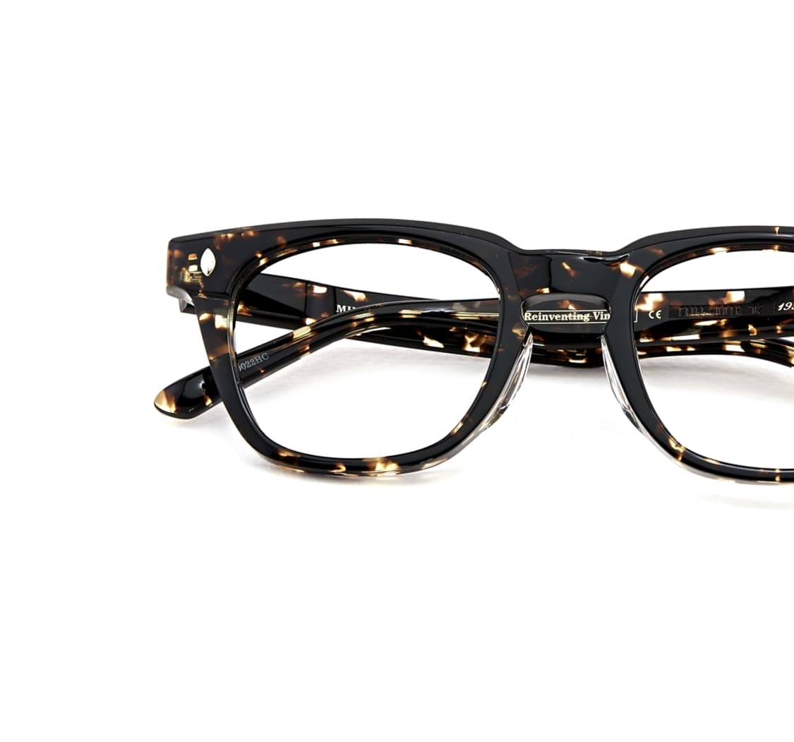 하바나 마호가니 스퀘어 안경 새제품(46사이즈) 상품이미지1