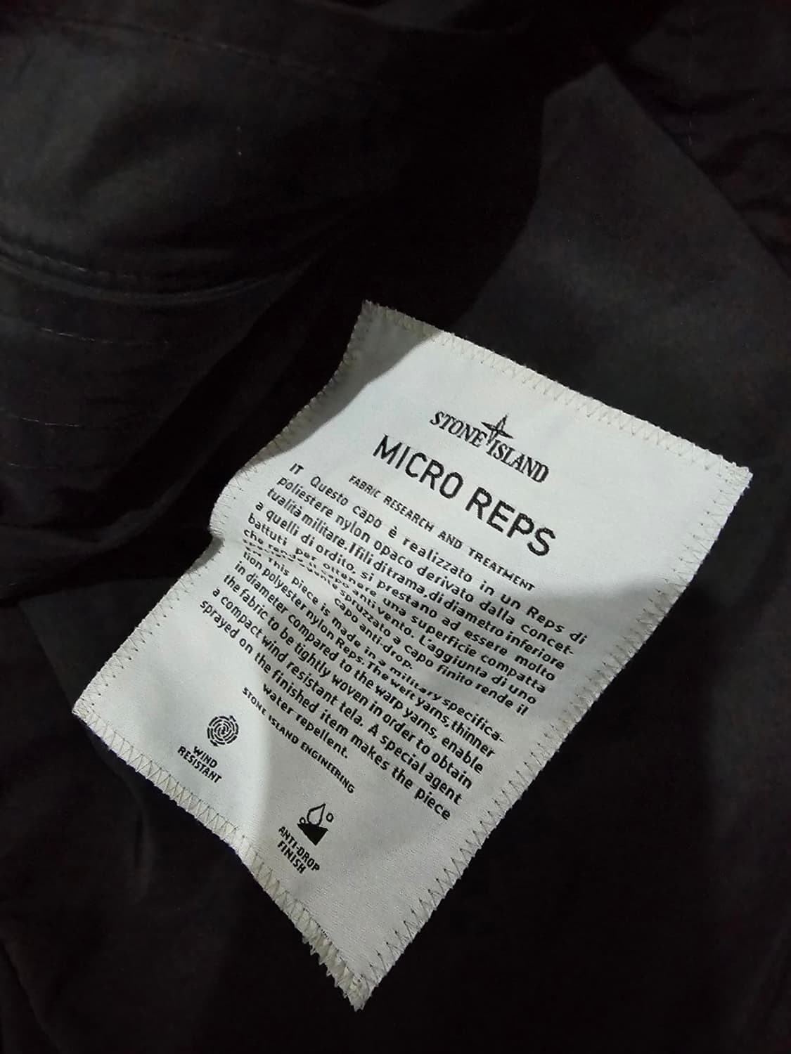 백화점판 스톤아일랜드 마이크로 랩스 트렌치 코트 105 상품이미지5