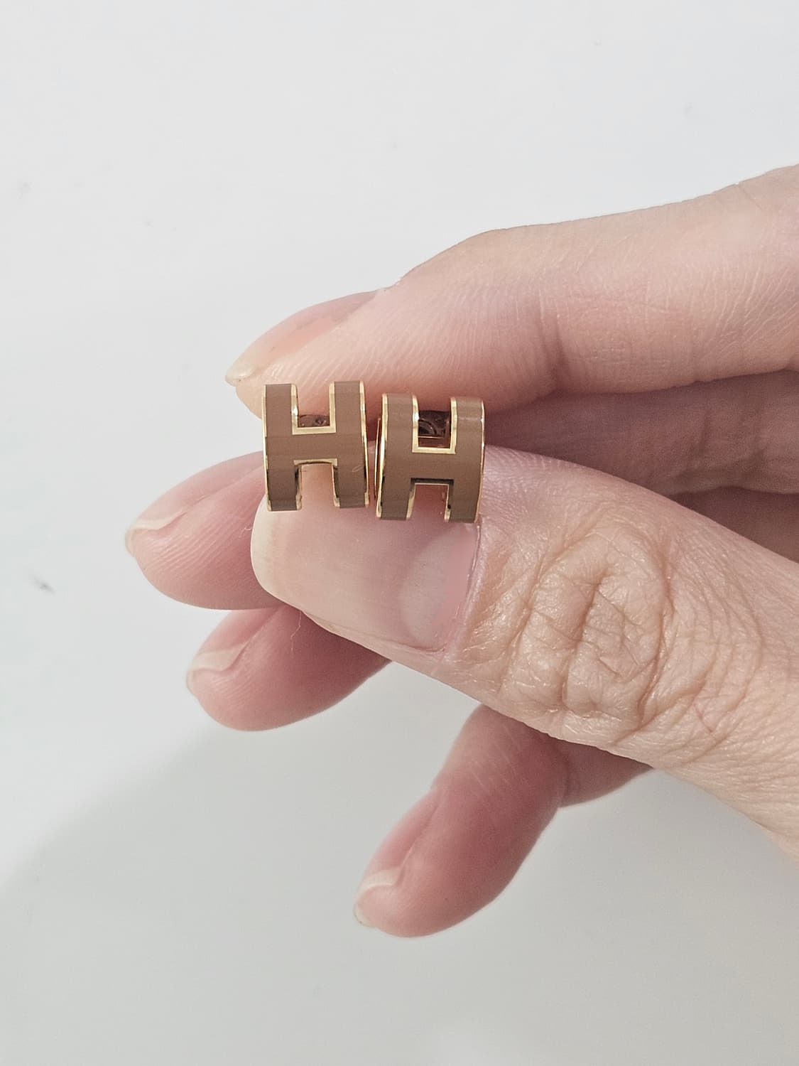 에르메스 팝아슈 미니 귀걸이 (뉴골드컬러) [정품] 상품이미지9