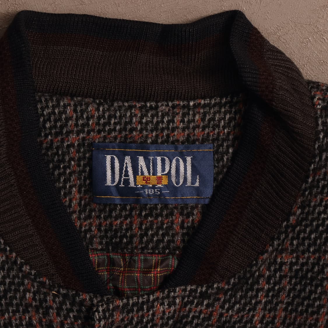 90's 빈티지 울 블루종 봄버자켓 A1694 상품이미지3