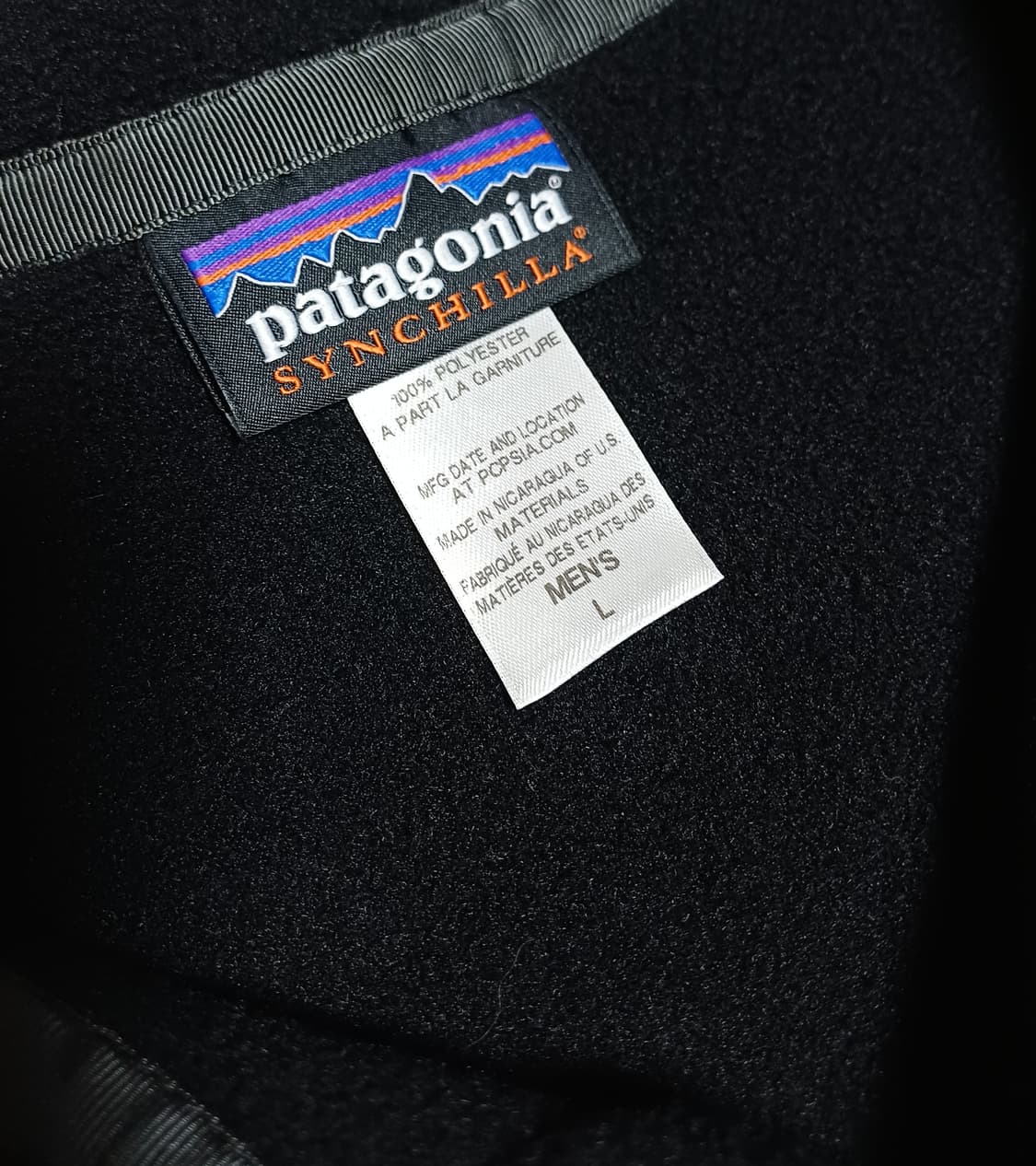 🇳🇮 [L] 파타고니아 신칠라 스냅티 - 블랙 / 포지 그레이  상품이미지7