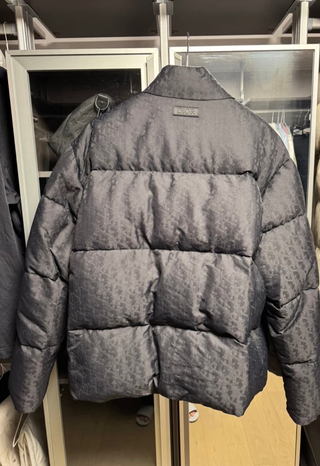 디올 남성 오블리크 블랙 패딩 54 급처 상품이미지2