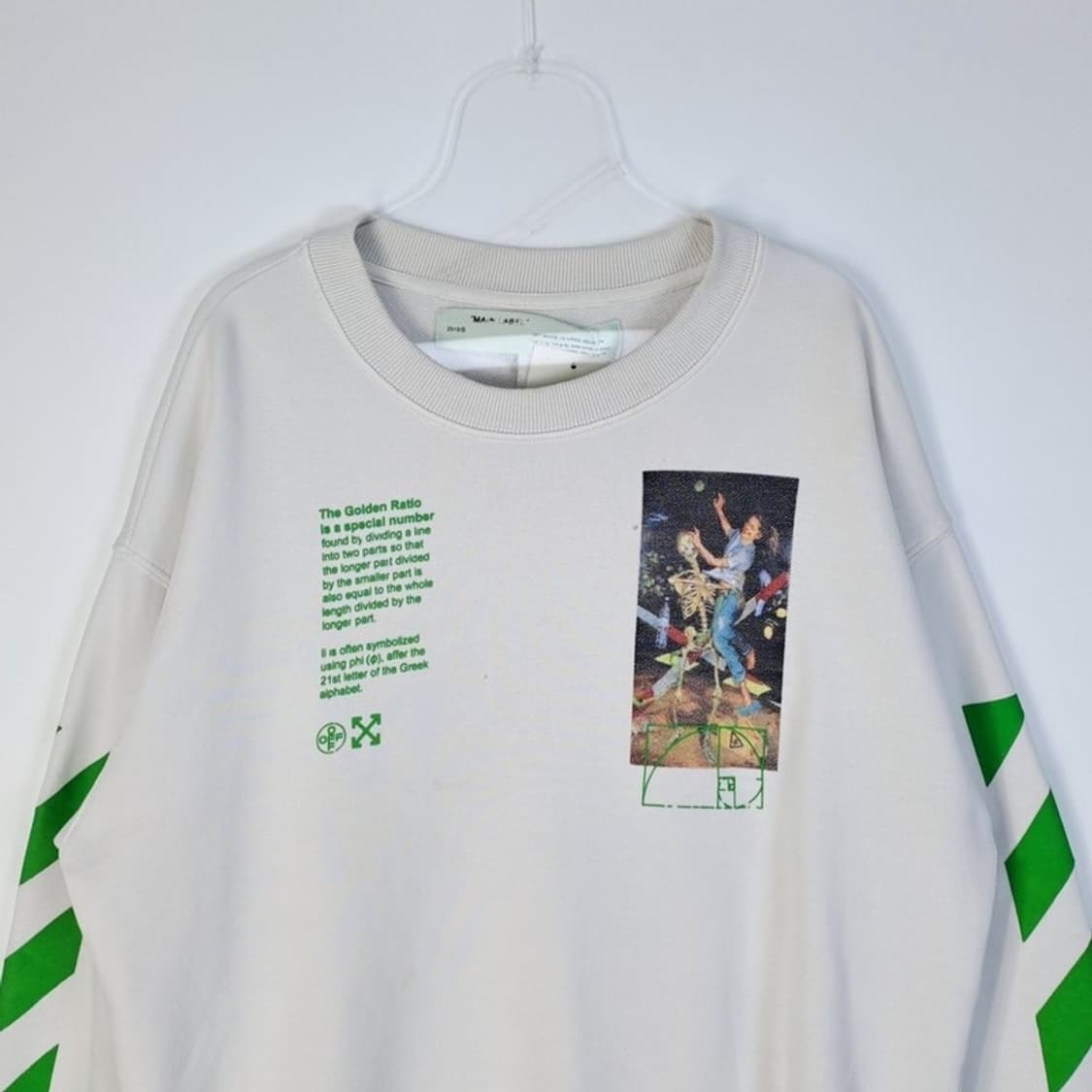 오프화이트 백 파스칼 맨투맨 상품이미지4