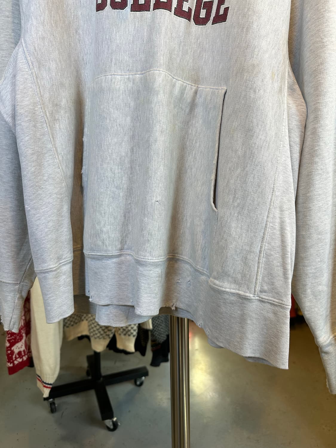 챔피온 리버스위브 데미지 스웻 후드 상품이미지5