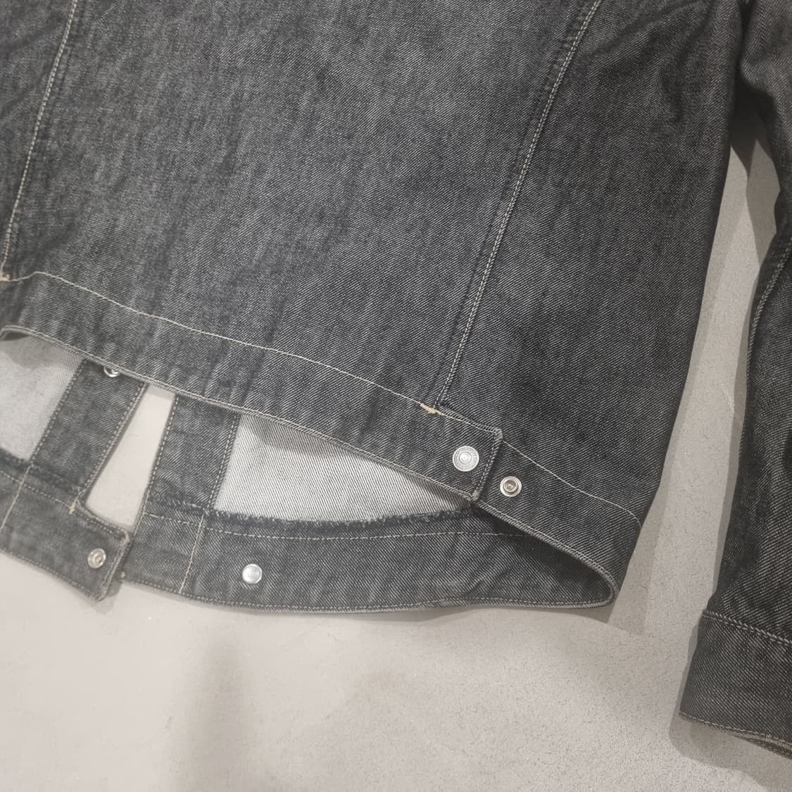미국 리바이스 엔지니어드진 귀한색 흑청데님 청자켓 L사이즈 상품이미지6