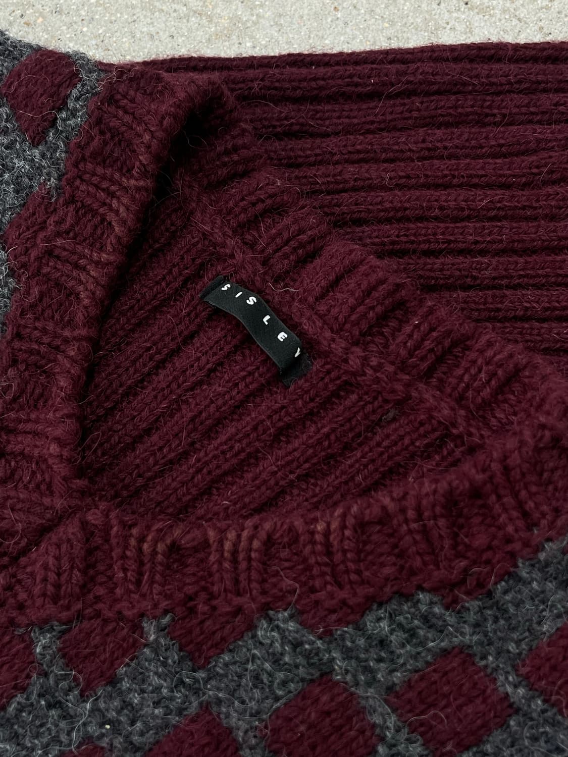 SISLEY knit vest 상품이미지5