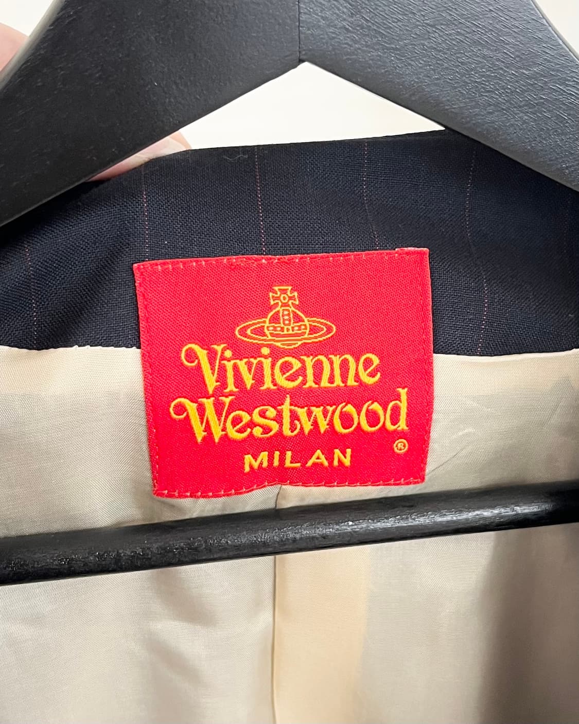 비비안 웨스트우드 네이비 레드핀스트라이프 자켓 상품이미지7