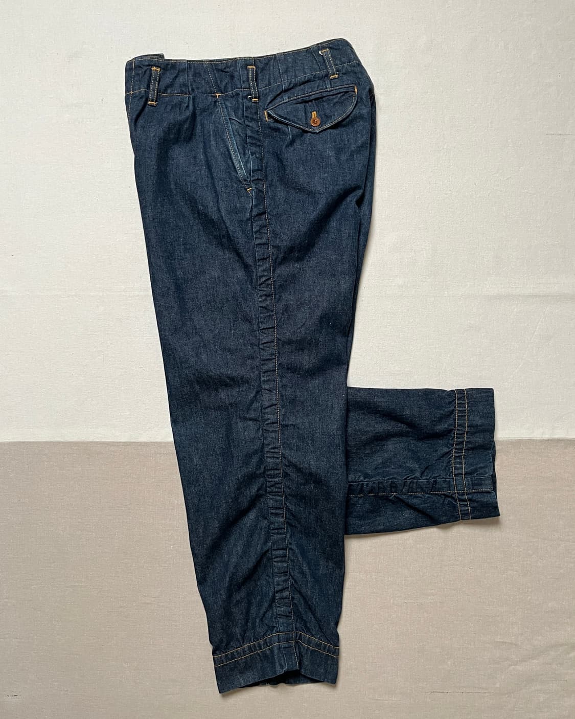 Kolor 데님 퍼커링 팬츠 컬러 denim  상품이미지1