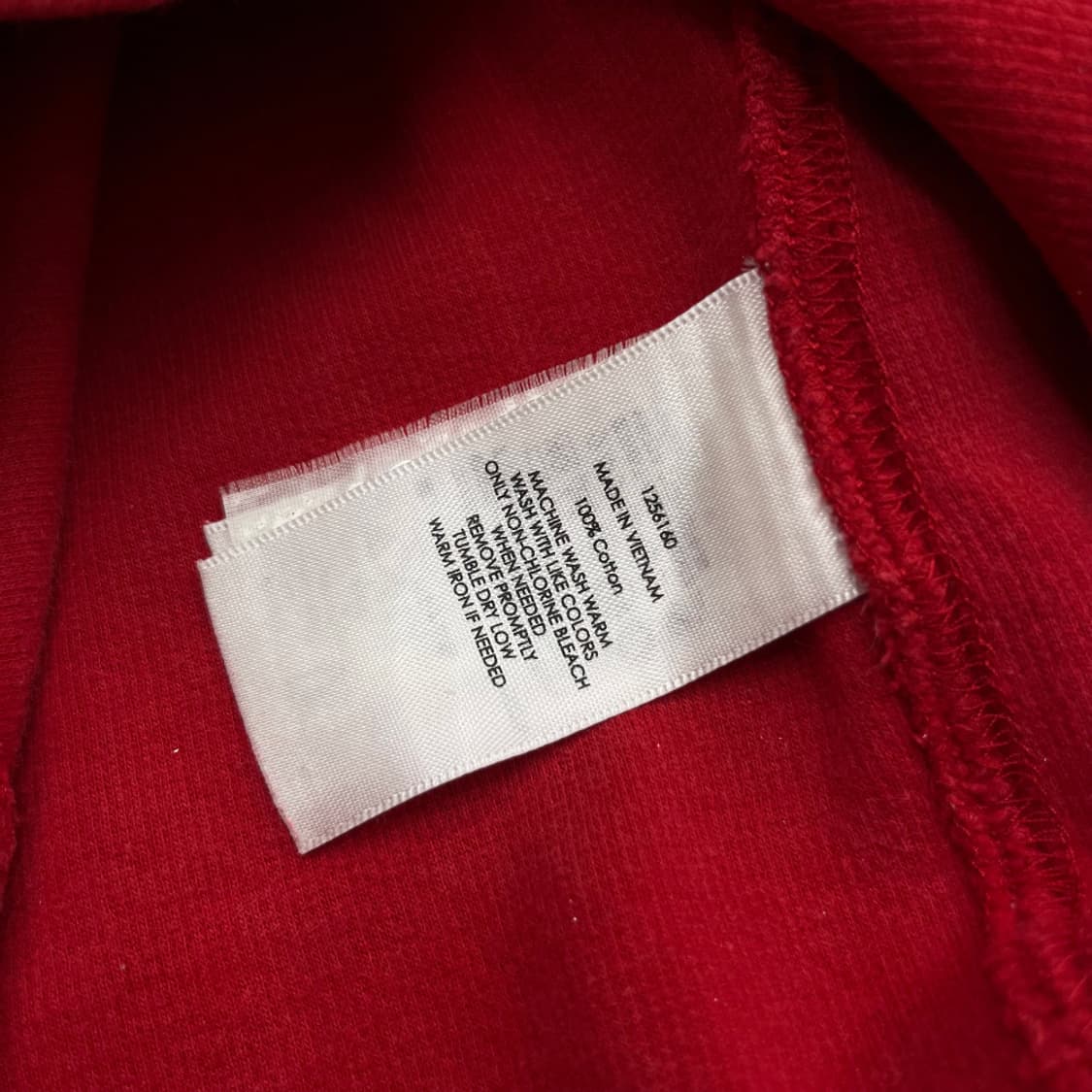 폴로 랄프로렌 빅포니 와펜 레드 반집업 S 상품이미지6