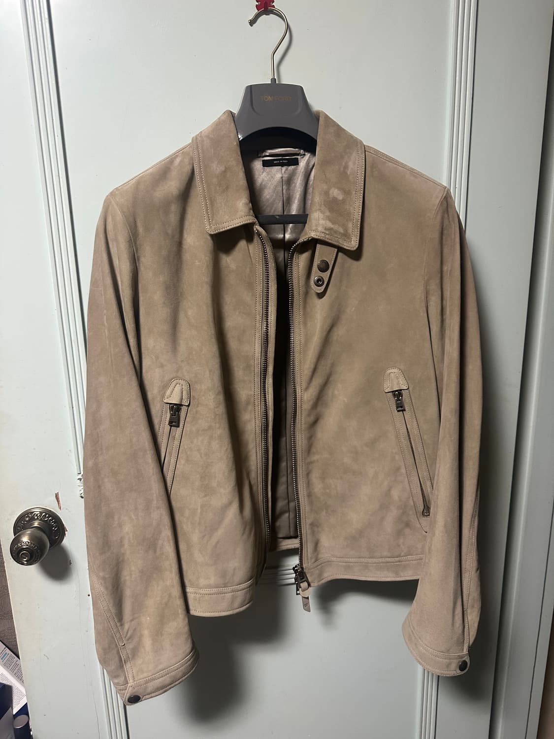 톰포드 캐시미어 스웨이드 블루종 상품이미지2