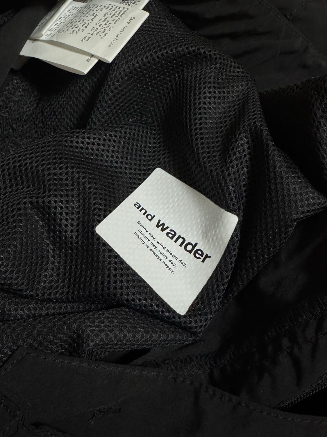 [XXL] 앤드원더 25fw 오버사이즈 카고 팬츠 블랙 상품이미지7