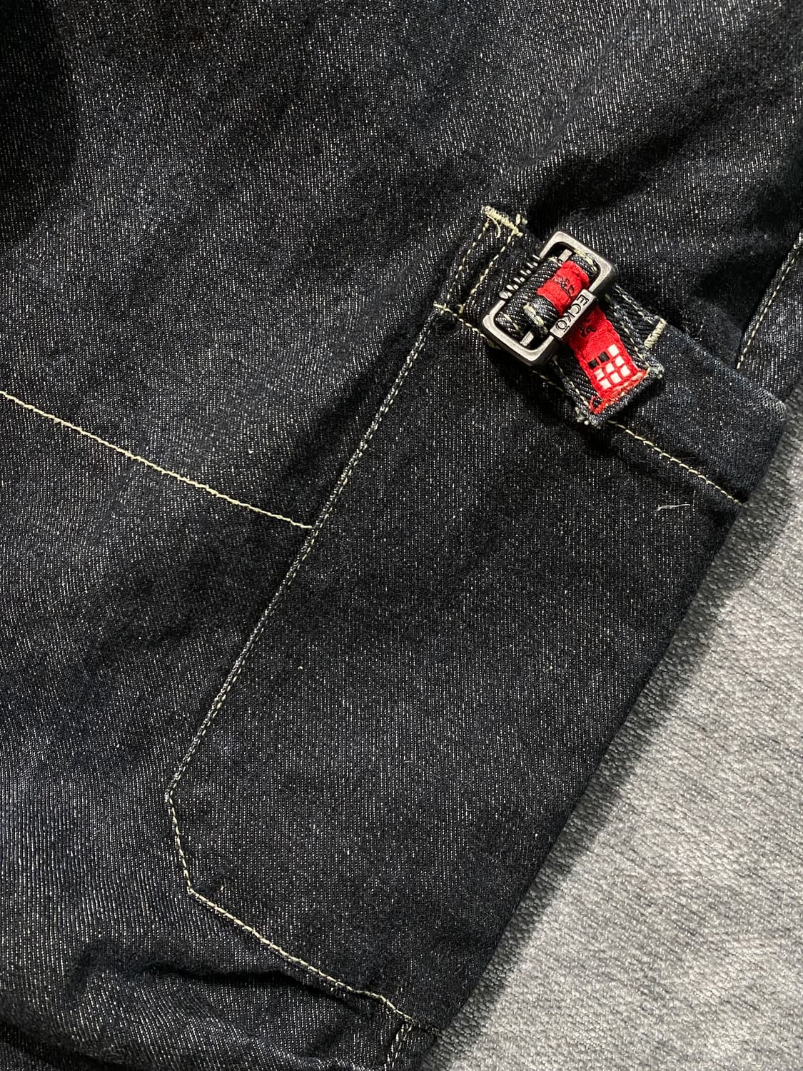 [30] ECKO UNLTD  에코언리밋 올드스쿨 데님 카고 와이드팬츠 상품이미지3