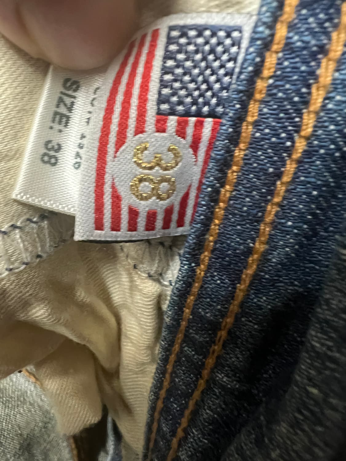 [38] 골든데님 워싱 데미지 조거 팬츠 상품이미지4