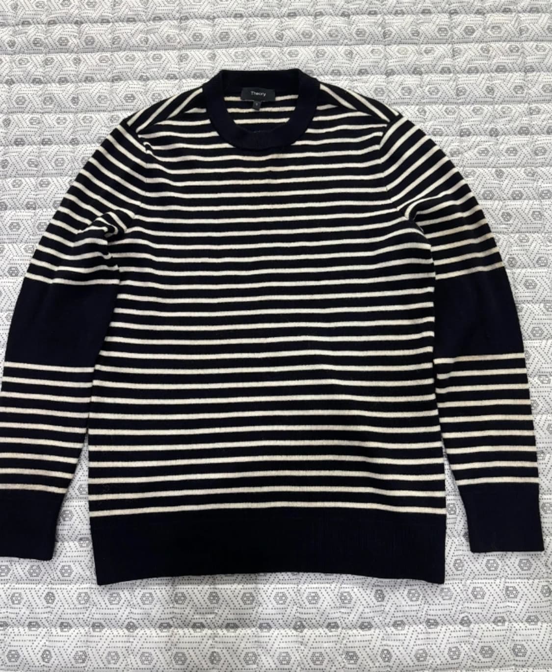 한섬 띠어리 스트라이프 니트 55 상품이미지1