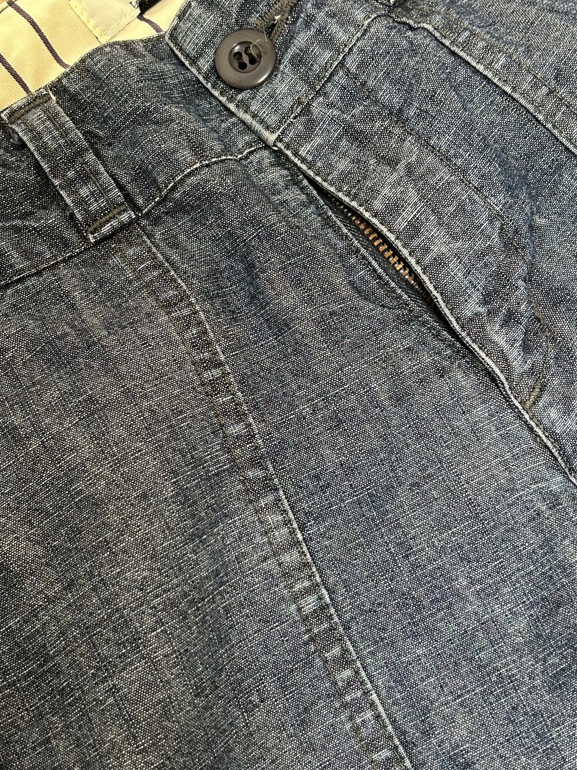 vent d'ouest par 데님 와이드 퍼티그 팬츠 상품이미지4