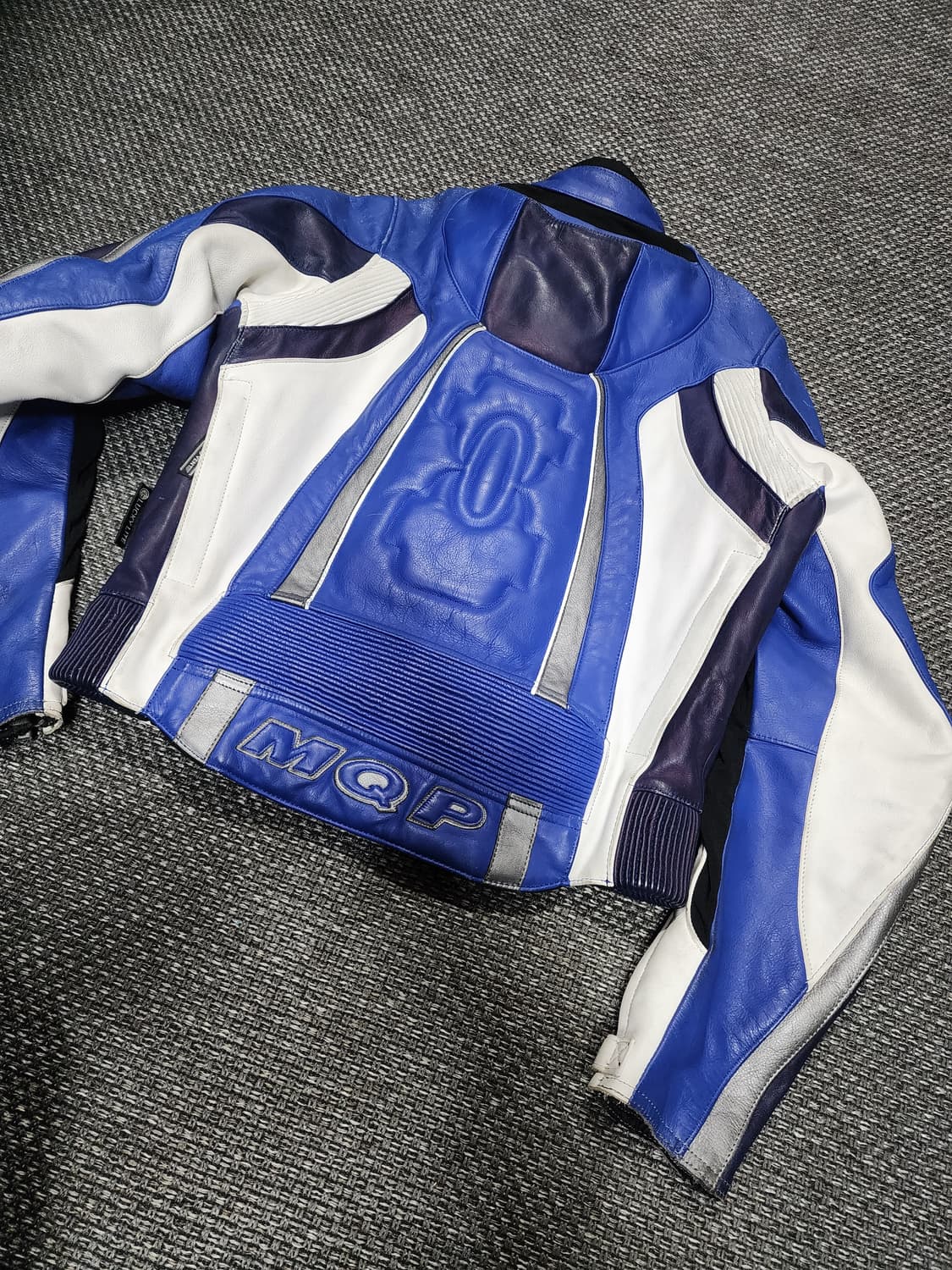레이싱 레더 바이크 자켓  50사이즈  상품이미지9