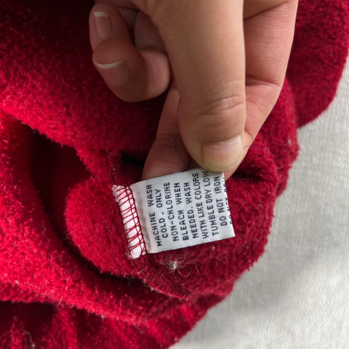 100 폴로랄프로렌 스몰포니 레드 플리스 후드집업 상품이미지5