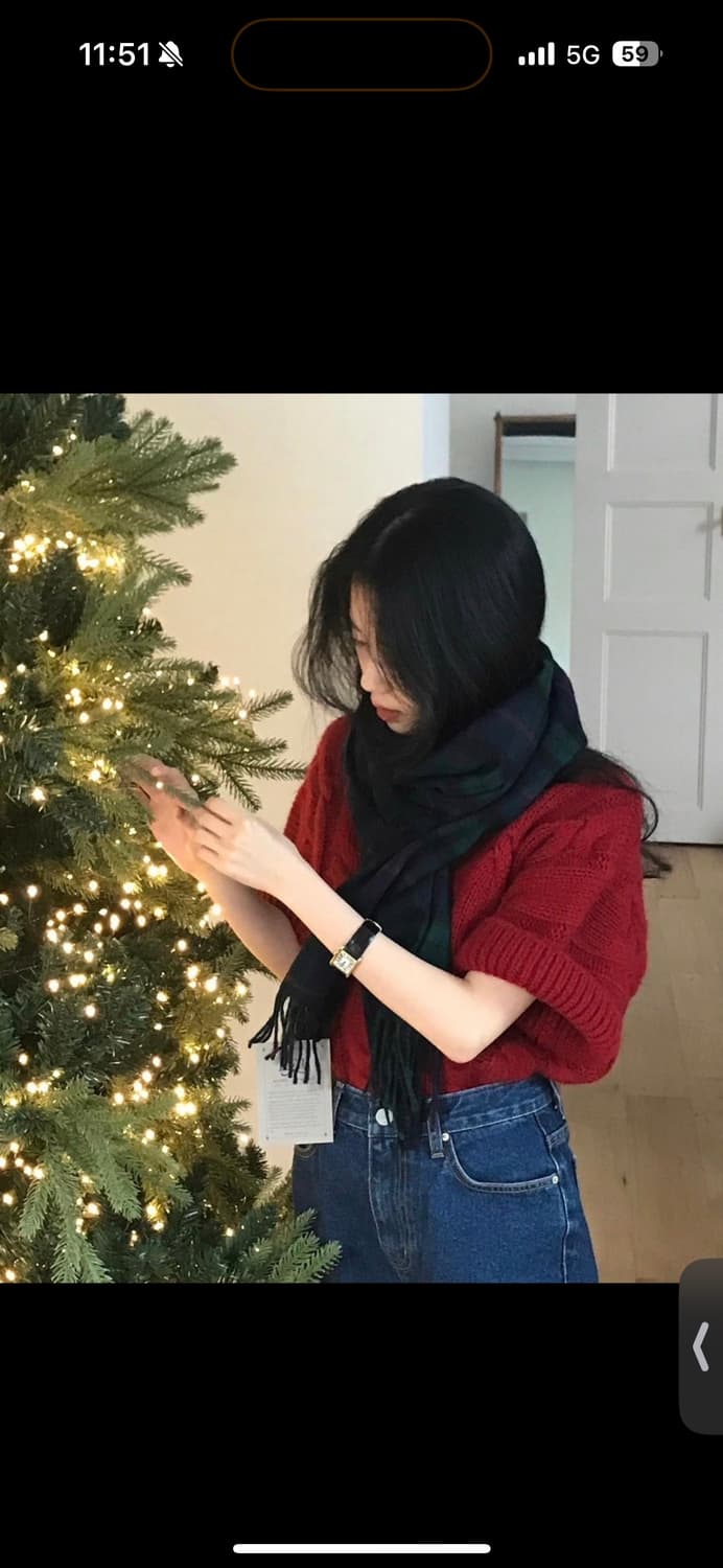 아카이브 제이투유 레드 니트 상품이미지1