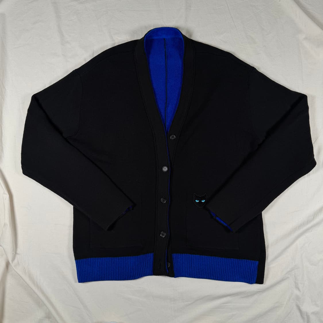 송지오 리버시블 양면 가디건 상품이미지1