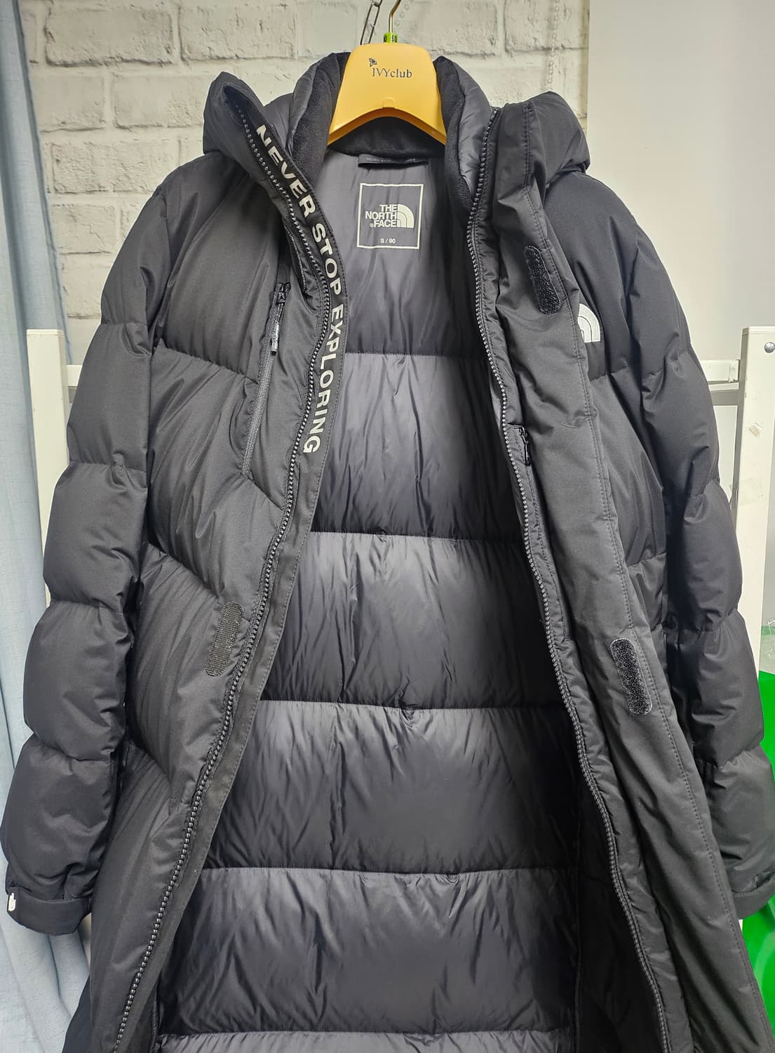 노스페이스 여성롱패딩 90 S 챌린지 에어 구스다운코트 AD22 상품이미지6