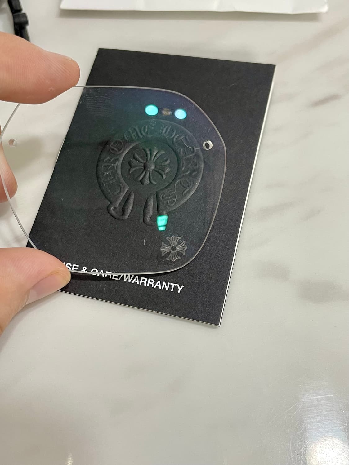 새상품 신형 크롬하츠 플루이드 안경 투톤금장 보증서O 상품이미지9