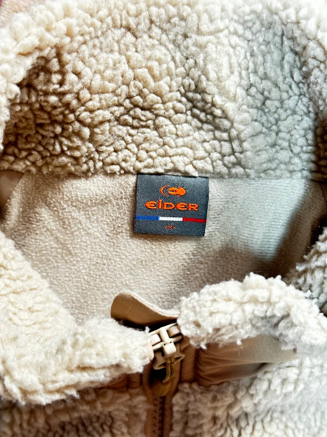 아이더 양털 플리스 자켓 후리스 아이보리 M 상품이미지2