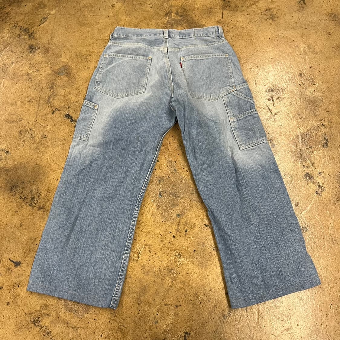 [정품] 리바이스 루즈핏 워싱 데님 청바지 b14 상품이미지3