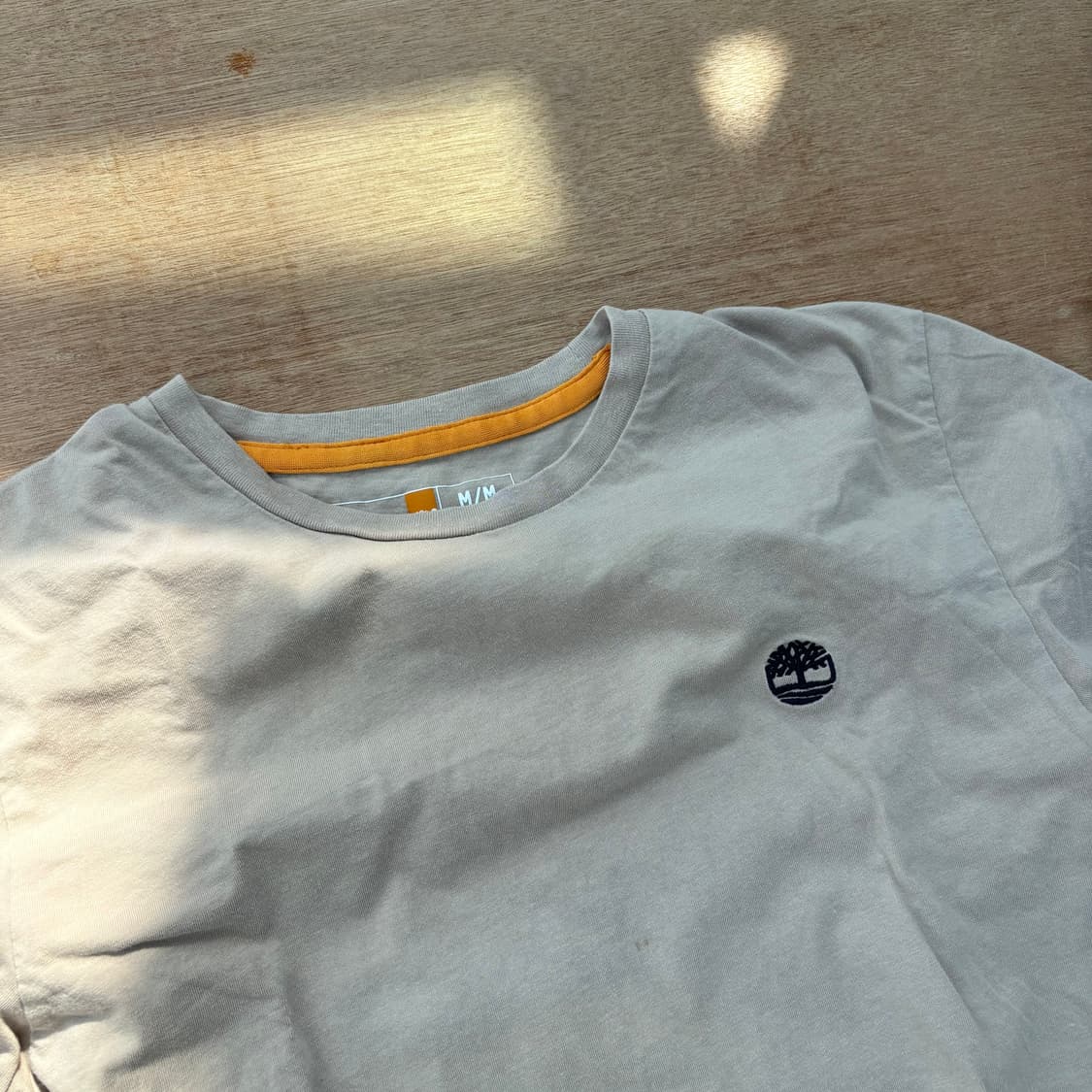 Timberland Minimal Logo Cream T-Shirt 상품이미지2