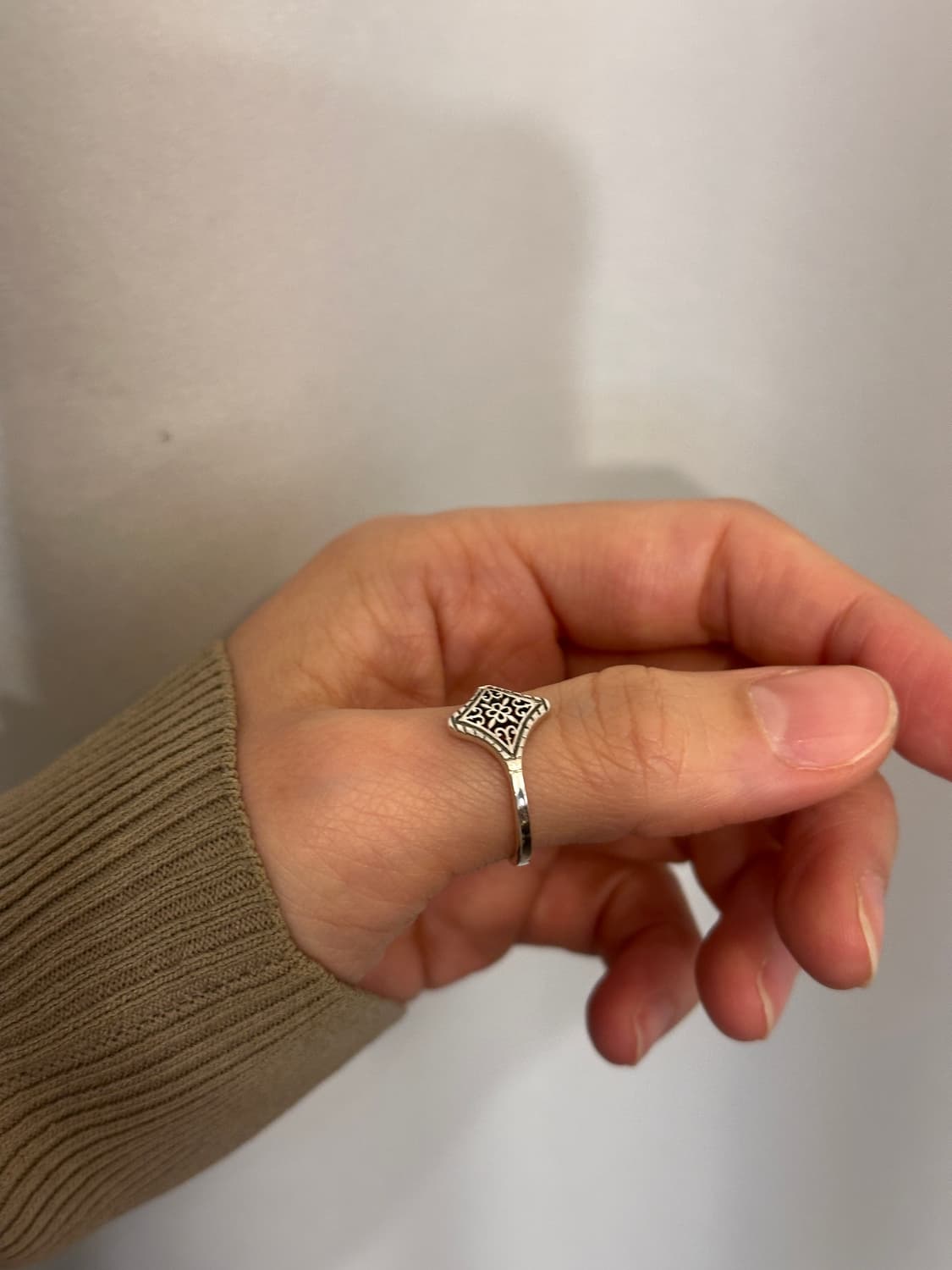 Arca Dia 925Silver Ring 상품이미지4