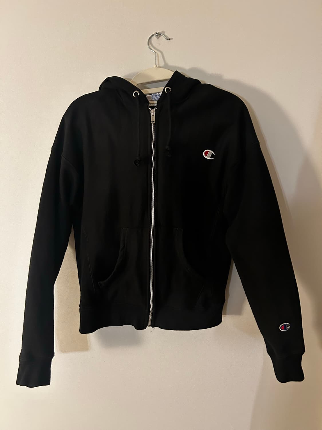 챔피온 블랙 후드집업 상품이미지1