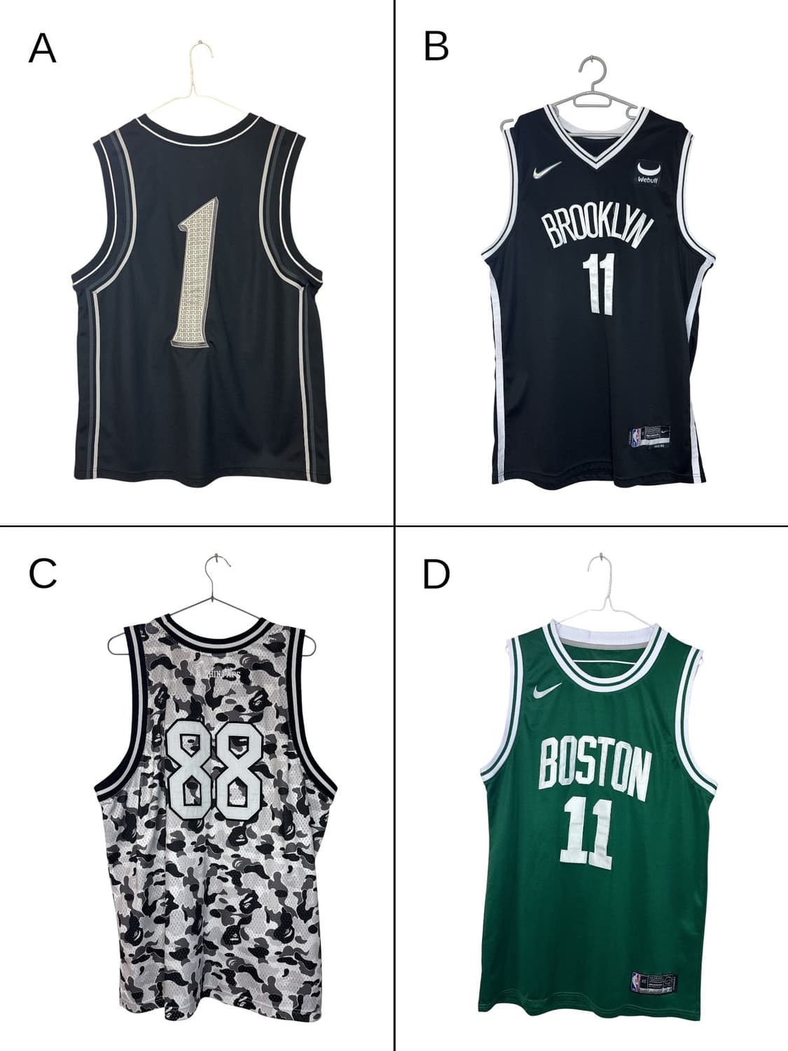 Supreme, Bape, Kyrie Irving 저지 일괄처리 상품이미지2