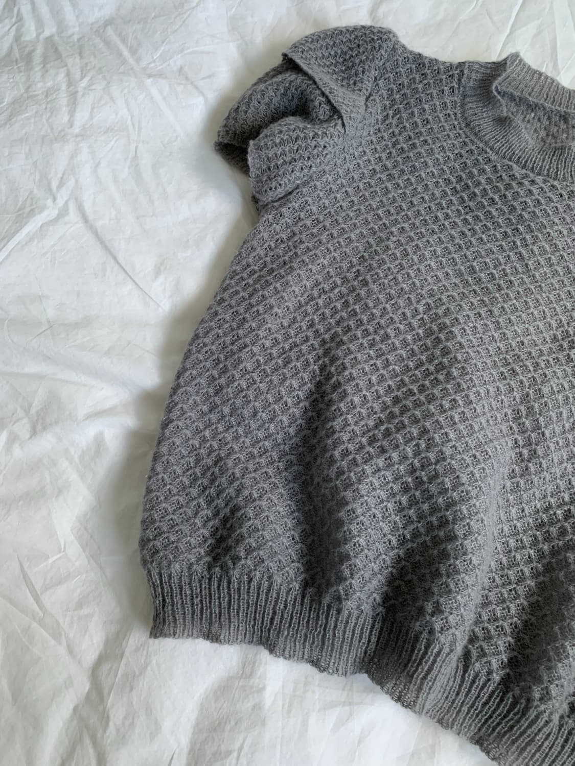 모헤어 프릴 니트 탑 상품이미지4